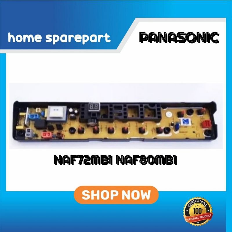 Modul pcb mesin cuci PANASONIC NA F72MB1 NAF-80MB1 ORIGINAL PROGRAM