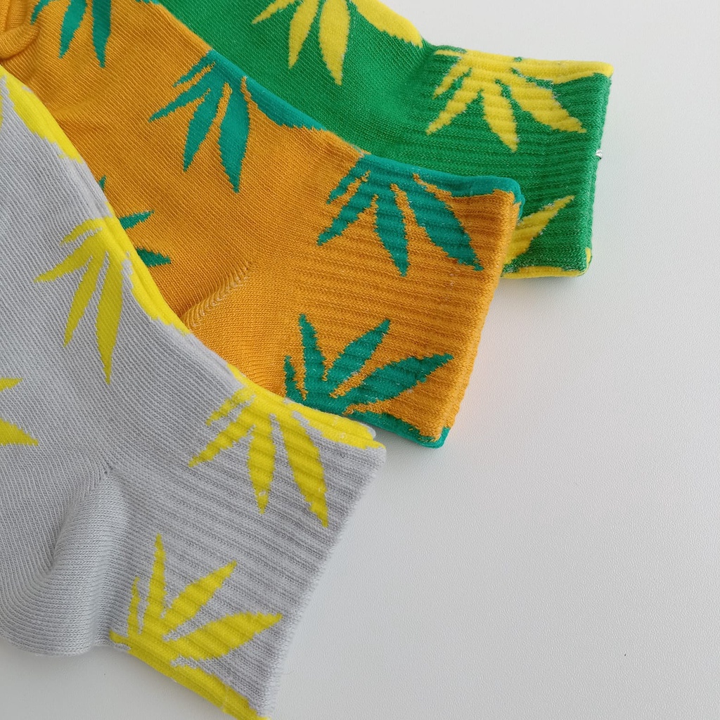 TOKO KL | 3 PASANG KAOS KAKI PENDEK MOTIF RASTA IMPORT TERBARU