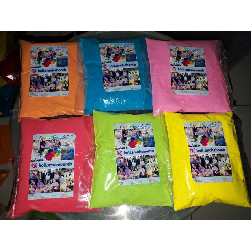 HOLI POWDER TEPUNG WARNA WARNI