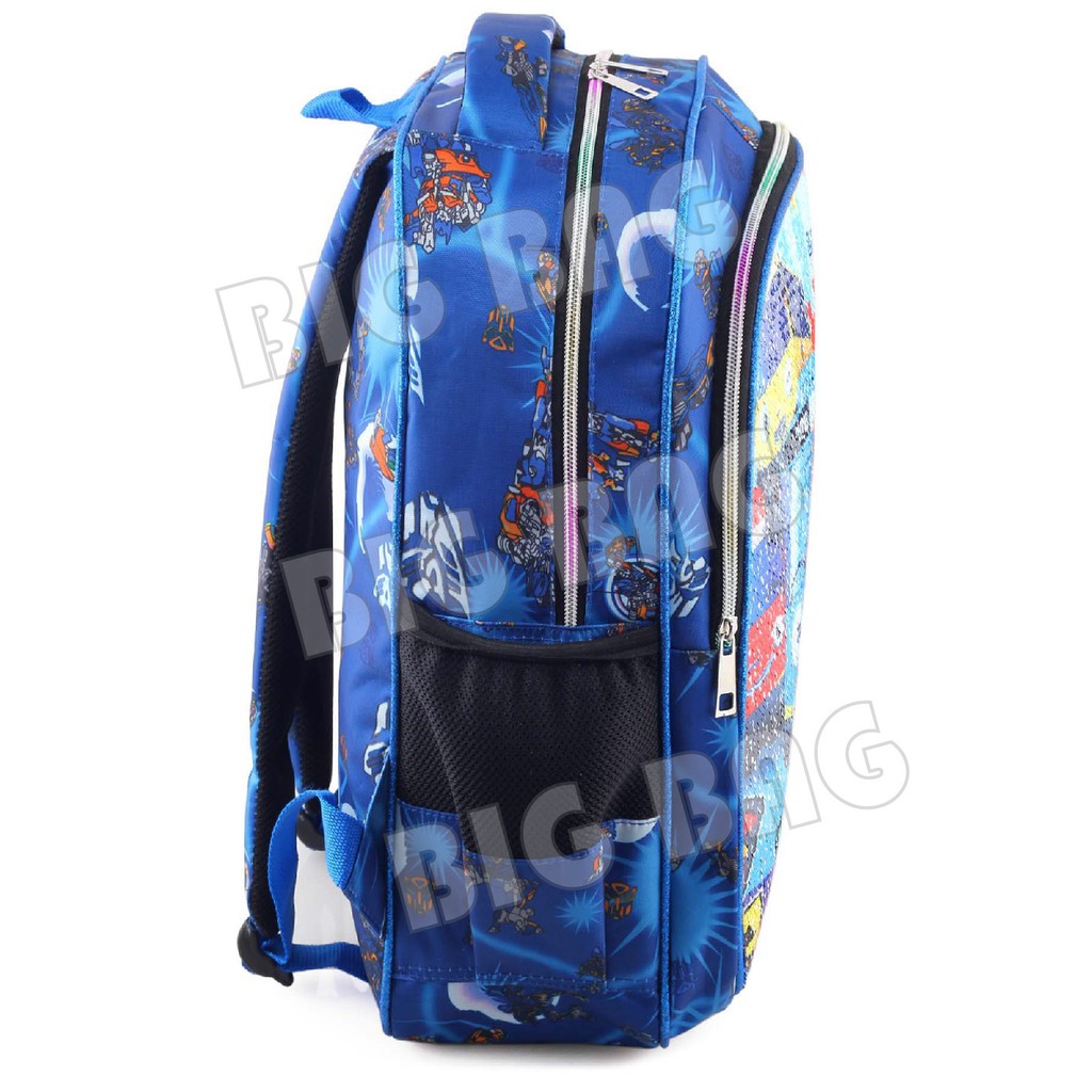 Tas Ransel Anak Laki Laki Karakter  - Tas Ransel Model Usap / Swipe + FREE BOTOL