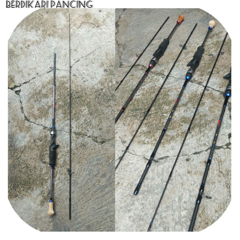 BARU  Joran BC UL Custom Carbon Fiber Kanzo Jago 120cm 135cm 150cm 180cm BC - Free Packing Pipa / PV