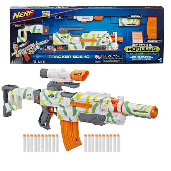 Ready stock Daruto | Nerf Modulus Tracker Ecs 10 Nerf Gun N-Strike Original Hasbro Promo