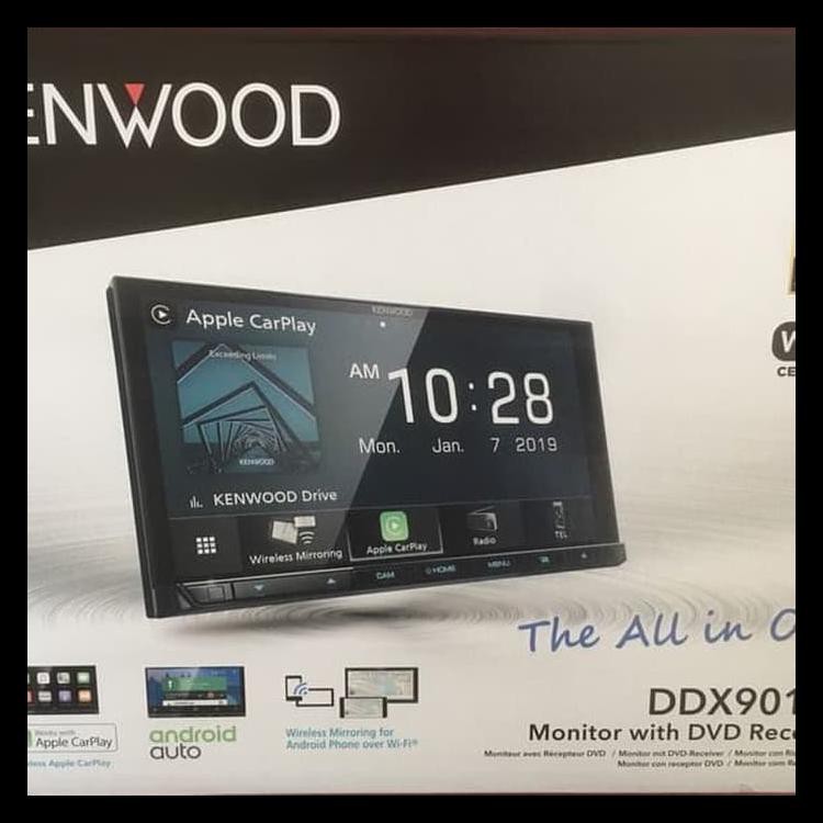 KENWOOD DDX-9019 2DIN DDX9019S HIRES WIRELESS CARPLAY DDX-9019 DDX9019 KODE 733