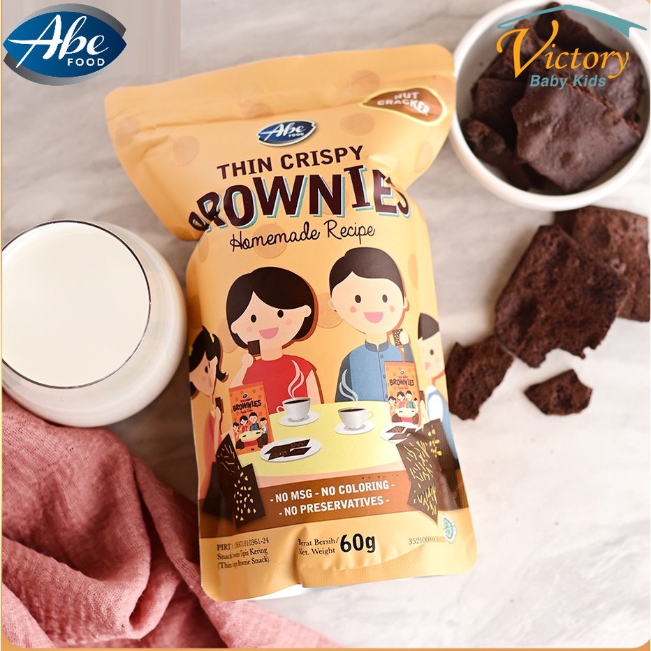 

Abe Food - Thin Crispy Brownies Nut Cracker 60g