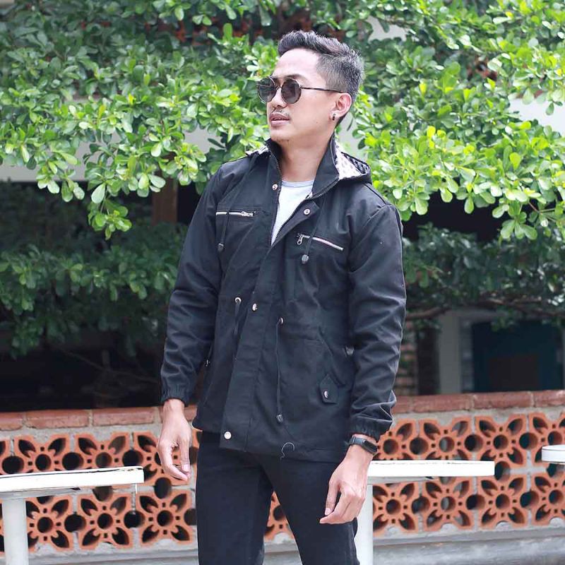 Windbreaker Jaket Parka Pria / Jaket Casual Hoodie Premium Original