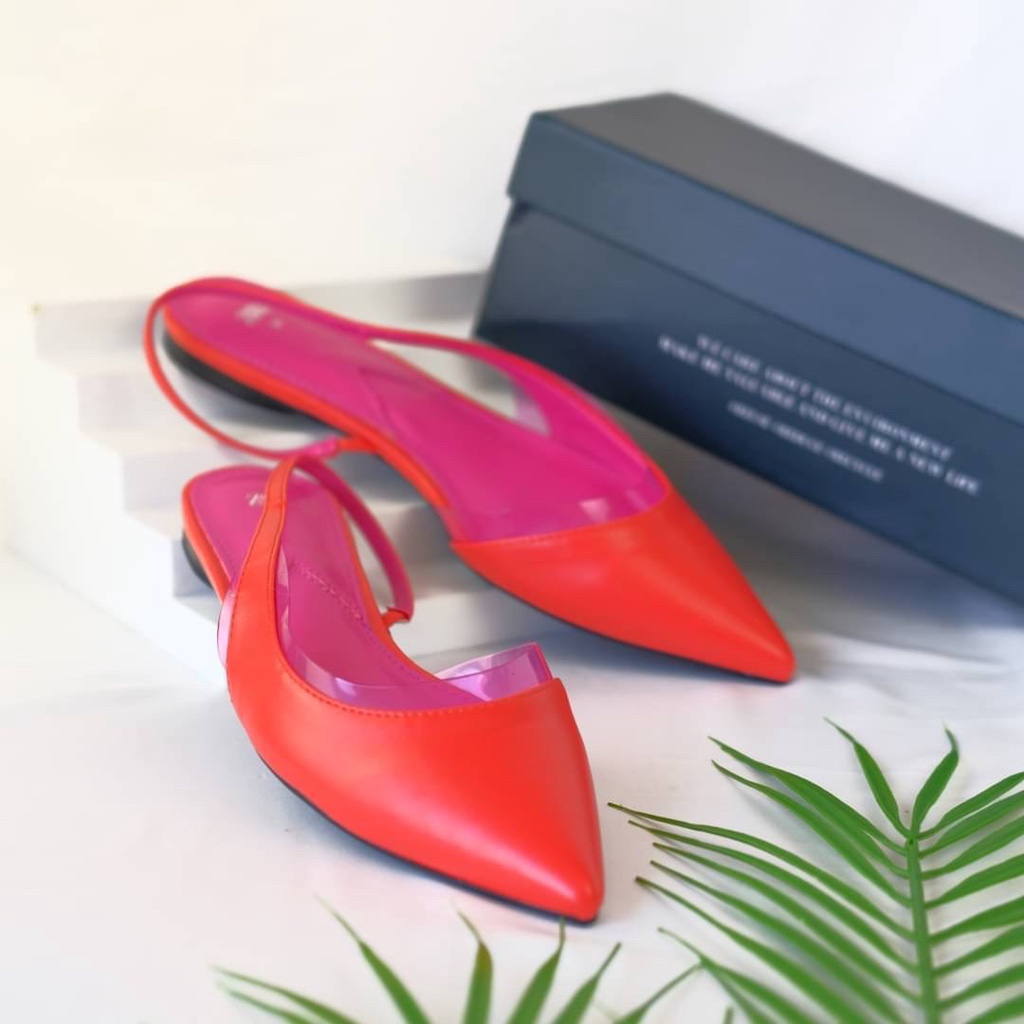 [7.7 Boombastis Sale⚡] - SEPATU WANITA FLAT SHOES ZS448 PREMIUM IMPORT