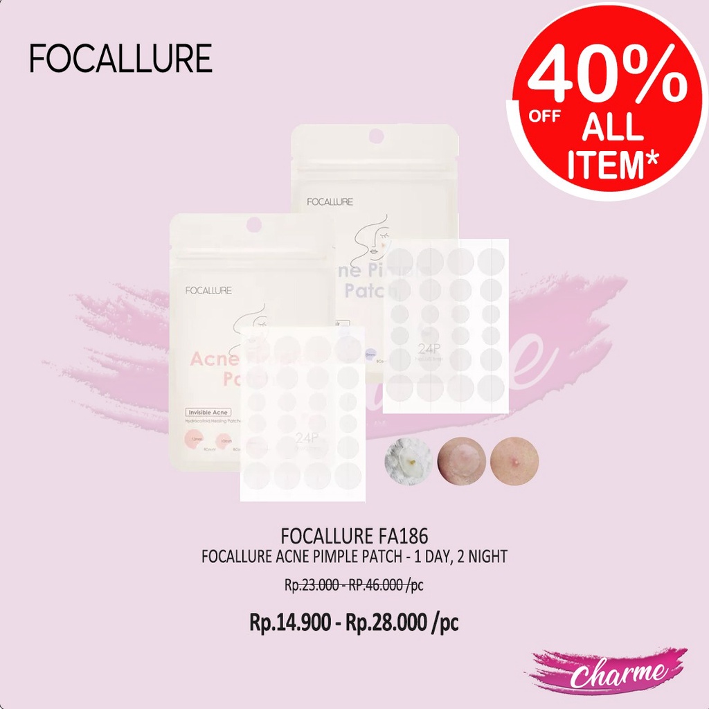 (READY &amp; ORI) Focallure Acne Pimple Day Night Stiker Jerawat FA186 FA 186 waterproof terbaru viral