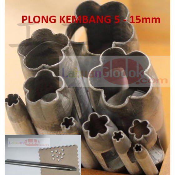 

Plong Kulit Bentuk Bunga 15mm - Flower Shape Punch Leather(kembang 5)/Pembolong Bunga 15mm