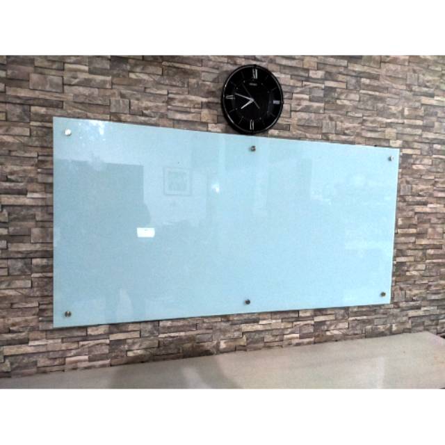 

papan tulis kaca ( glassboard tempered ) 180 x 90