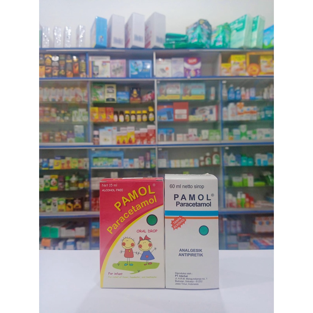 Pamol Drops 15ml - Paracetamol Obat Demam Anak