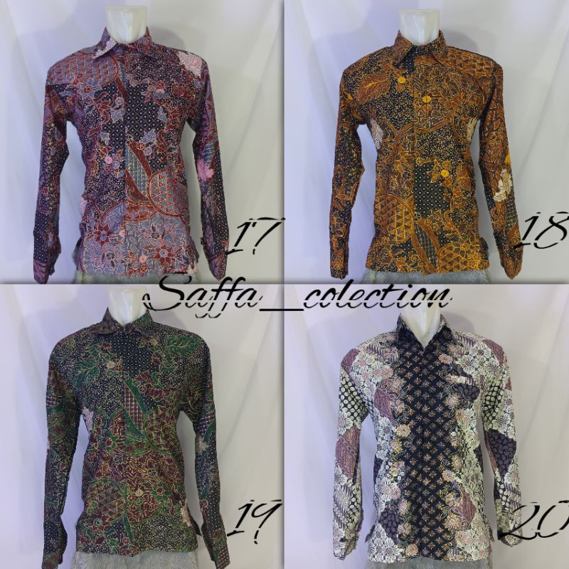 kmeja batik pria/batik pria/kmeja lengan panjang