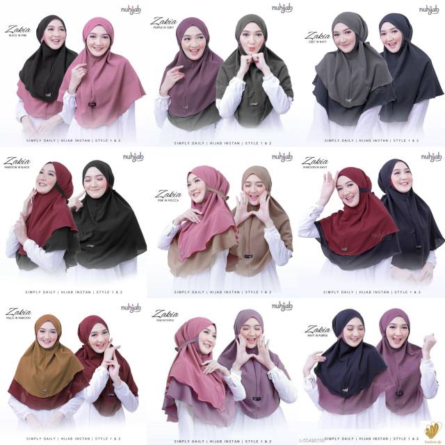 part 1 / MARYAM ZAKIA / JILBAB MURAH / BERGI MARYAM 2 WARNA TERLARIS / BERGO BOBAL