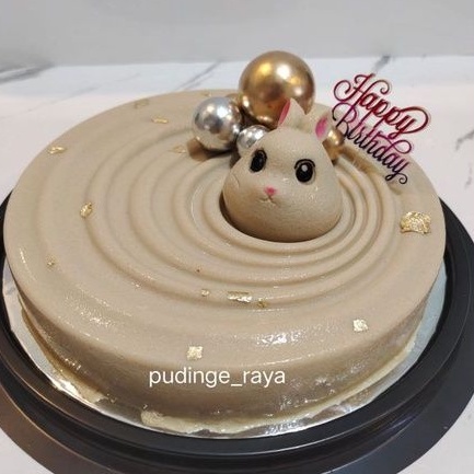 Puding ulang tahun ukuran 22cm Pekanbaru only