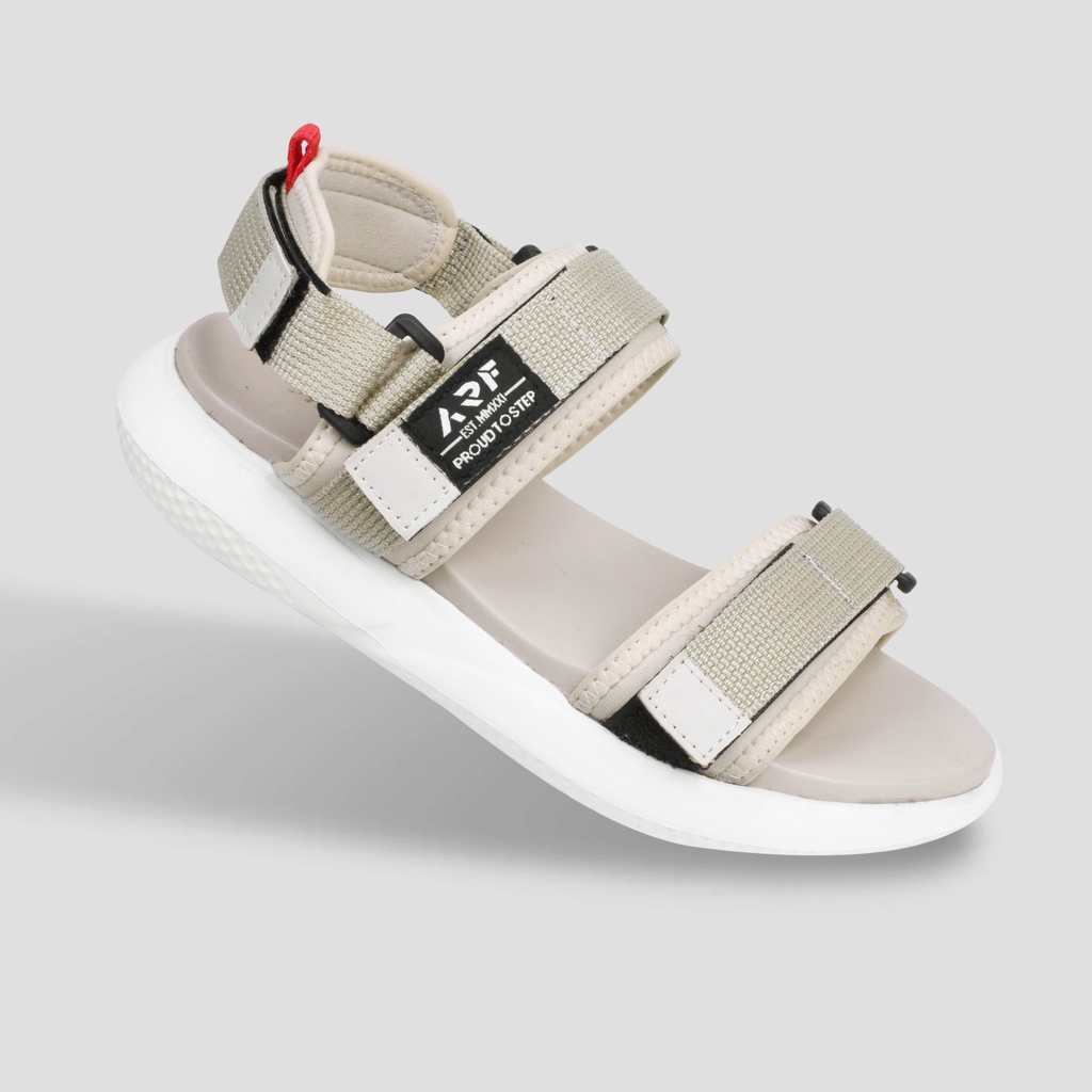 Mirae Cream | Sendal Gunung Original Black Santai Kasual Pria/Cowok - Sandal Footwear | FORIND ARF