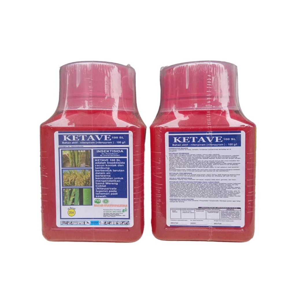 Ketave 100SL 250 ml Insektisida Racun Kontak Syram, Desanto 200g/l Niten 100 g/l