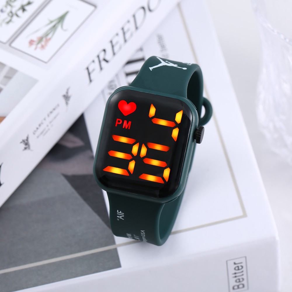 Jam Tangan LED Digital Pria Wanita Rubber Electronic Fashion Couple Anak Remaja Import Premium tahan air M133