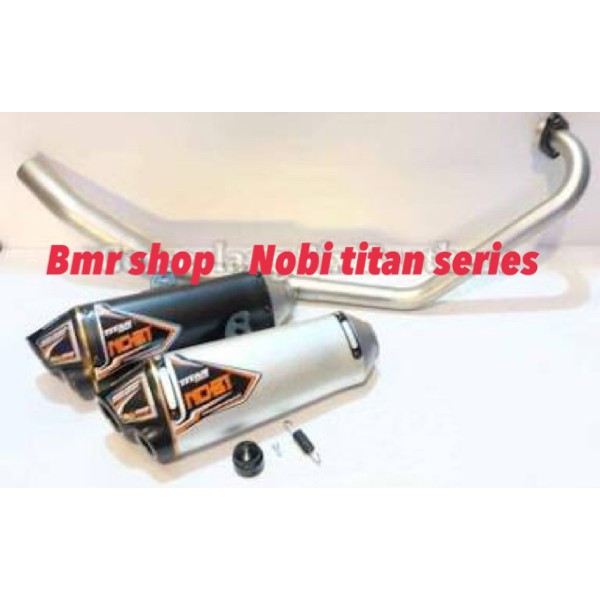 knalpot nobi titan series mx king/mx new/mx old/satria fu originalnobi