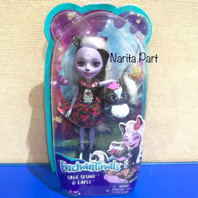 Enchantimals ORIGINAL Sage Skunk & Caper MATTEL