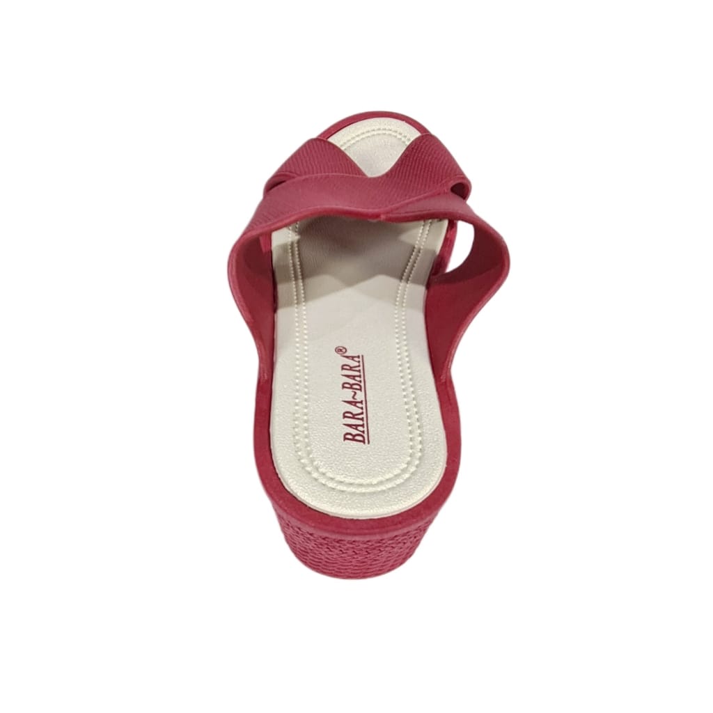 jelly sandal karet wanita bara bara wedges selop murah import MJZB2201SLTPM