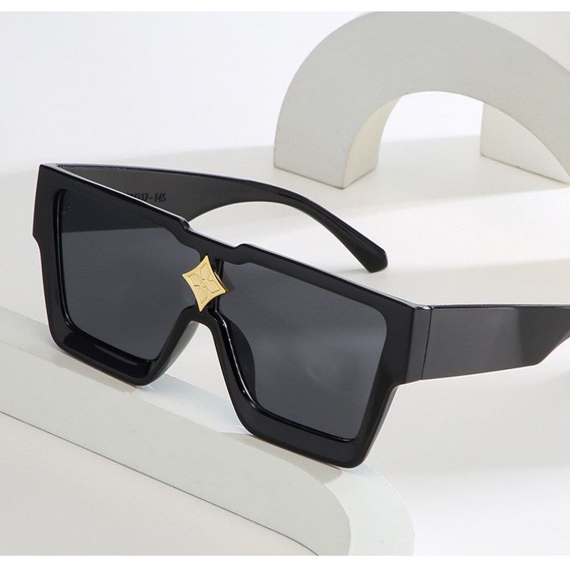 Kacamata Sunglass Bentuk Kotak Oversized Gaya Western