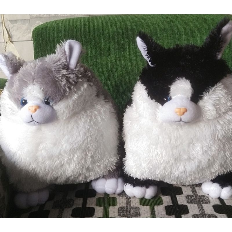 Boneka kucing boneka kucing anggora bahan lembut