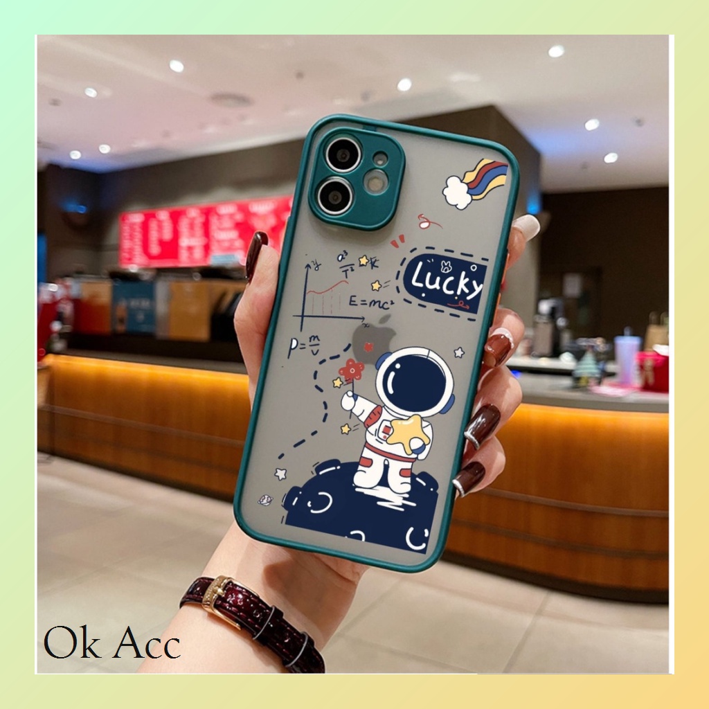 Casing Motif NASA Lucu AA11 for Oppo Realme 2 Pro 3 5i 5s 7 7i 8 8i U1 U2 C1 C11 2021 C12 C15 C17 C2 C20 C20A C21 C21y C25 C3 C31 C35 Narzo 20 30A 50a 50i 5G