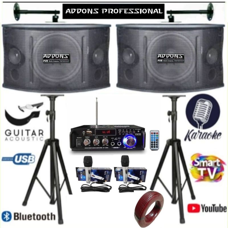 Murah Paket Sound System Addons Ampli Taffware Mic kabel Sony 2 pcs