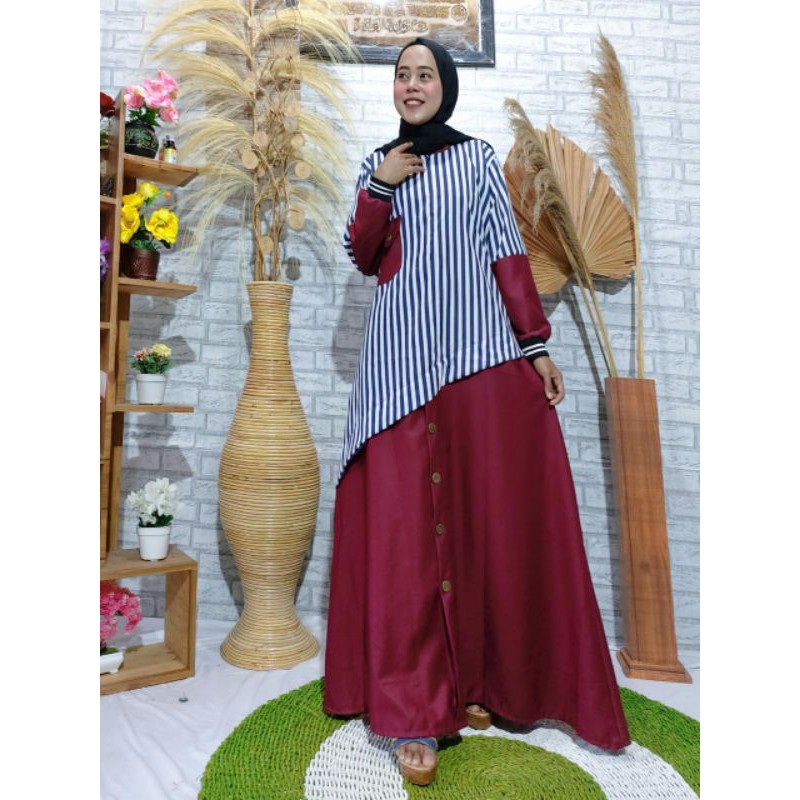 NEW GAMIS SILLA BY QL//GAMIS SALUR TOYOBO//FASHION MUSLIM
