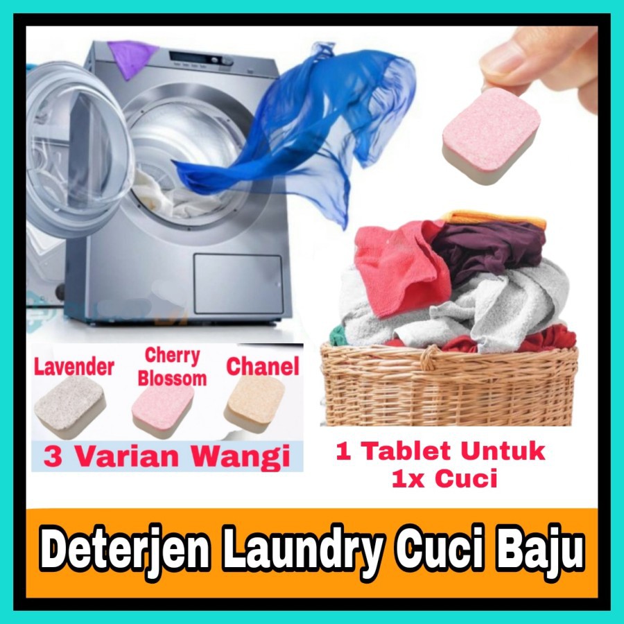 NA - Deterjen Cuci Baju Sabun Laundry Tablet Cuci Handuk isi 5pcs DL01