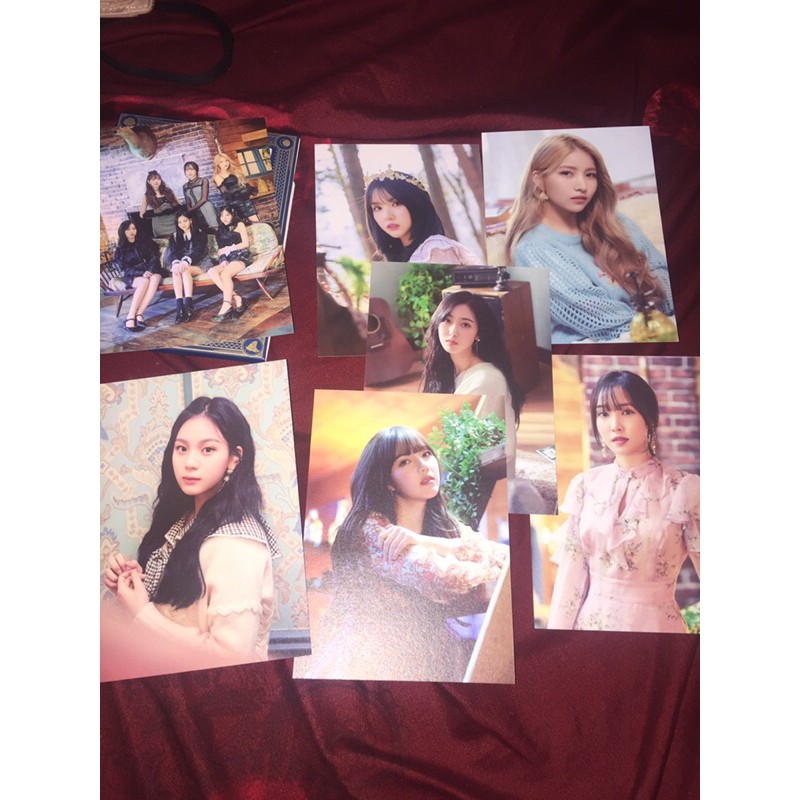 postcard gfriend time for us limited edition