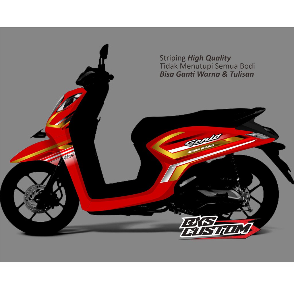 Striping Sticker Honda Genio Shopee Indonesia