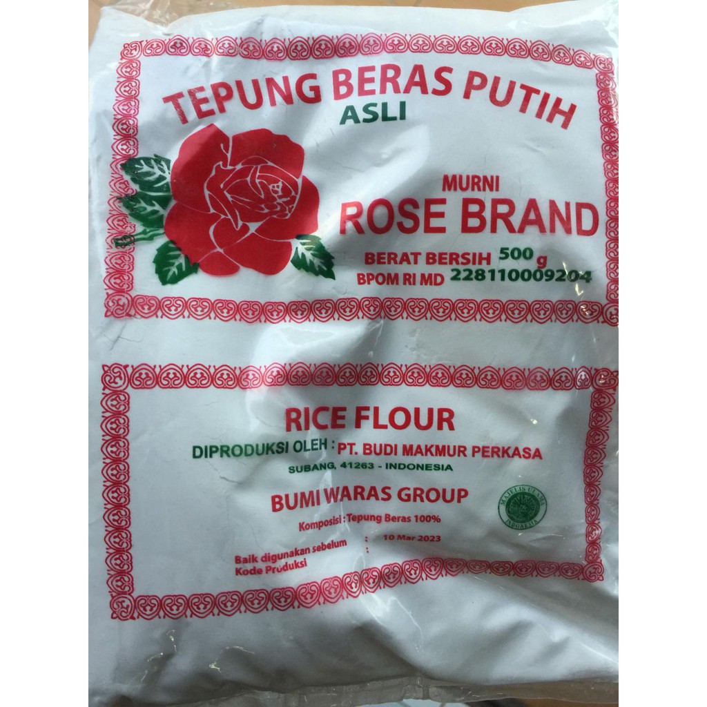 Tepung Beras Putih I Rice Flour ROSE BRAND