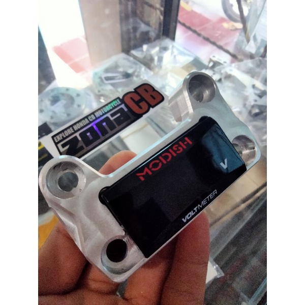 BREKET STANG NINJA CNC SET VOLMETER WELPROF / KLEM STANG STIR PNP REAISER NINJA R / DUDUKAN raiser S