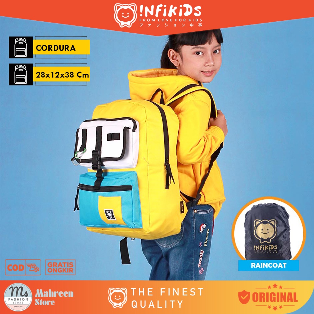 Tas Ransel Sekolah Anak Tas Backpack Tas Punggung Original Infikids | IDS 115