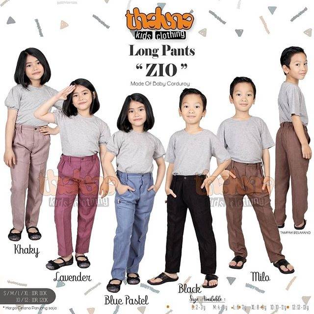 TKC Celana  Panjang Anak  Model  Pipa Bahan Baby Curduroy 