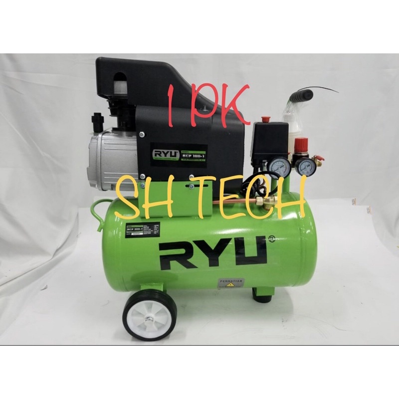 COMPRESSOR RYU RCP 100 - 1 RCP100-1 KOMPRESOR 1 PK 25 LITER