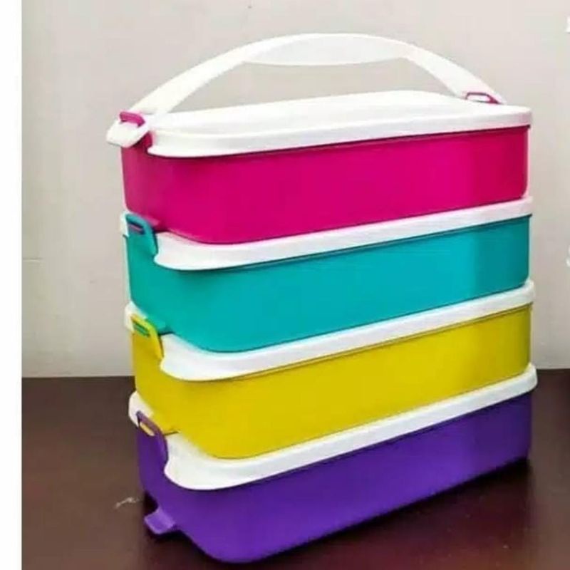 clic to go / rantang tupperware. warna terbaru