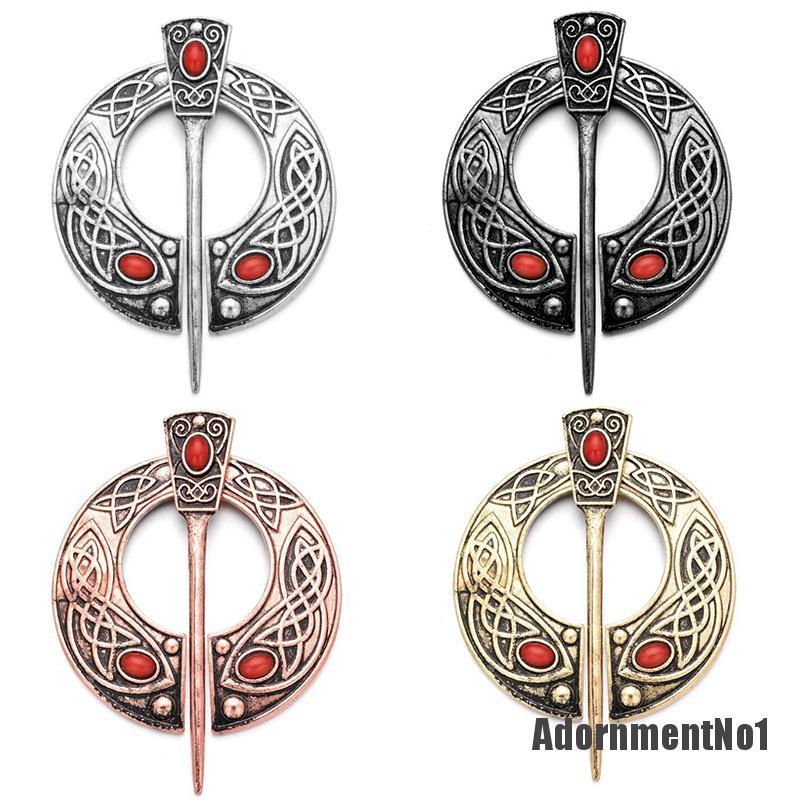 (Adornmentno1) Bros Pin Desain Viking Bahan Alloy Untuk Wanita