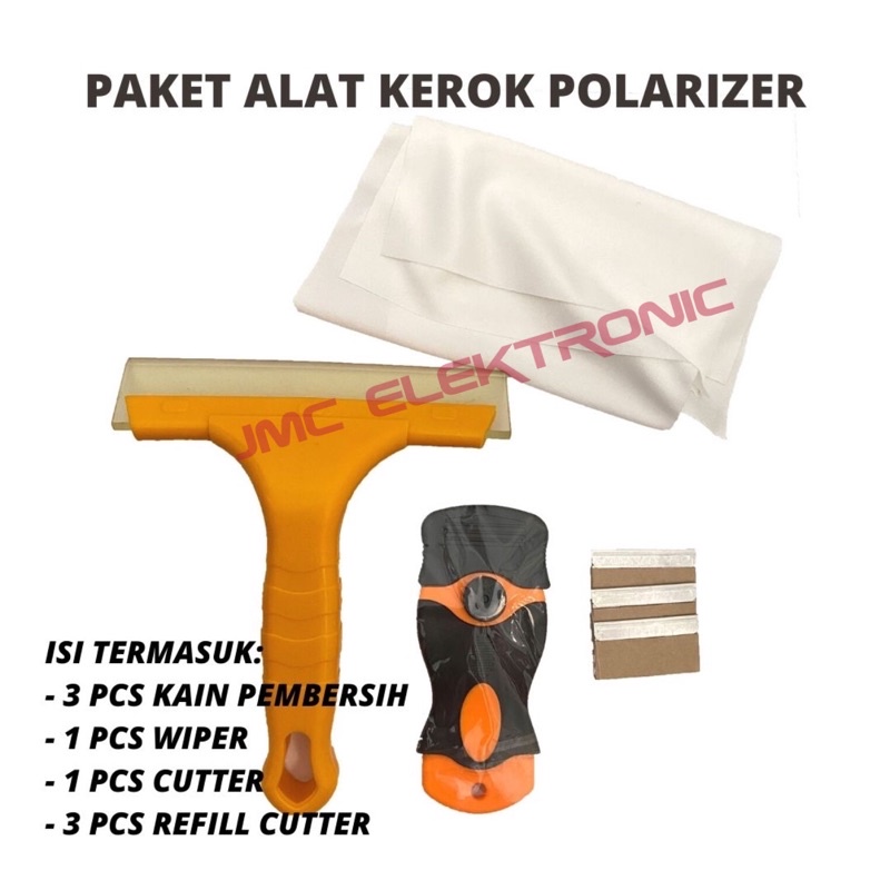 ALAT BONGKAR PASANG POLARIS LCD PISAU KEROK / PENGIKIS POLARIZER POLARIS ALAT PASANG PLASTIK POLARISER