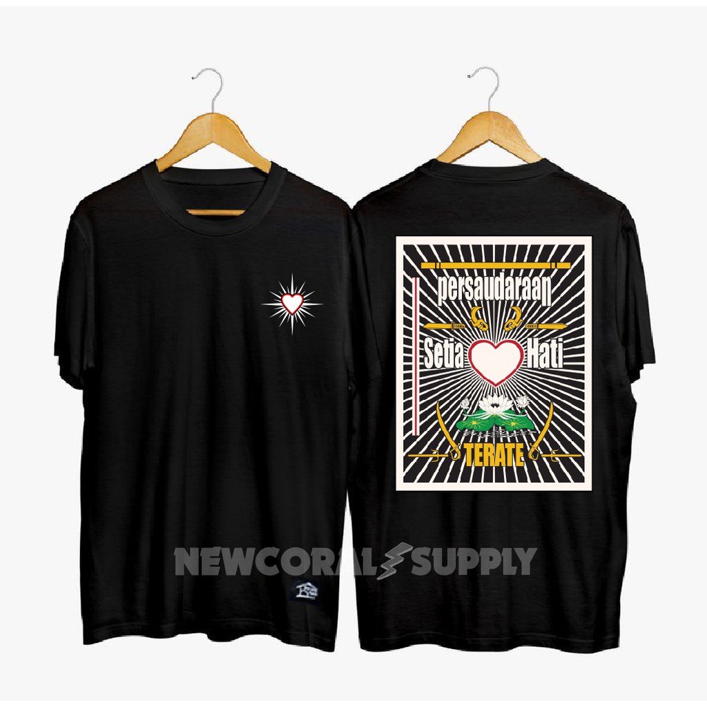Baju Kaos Tshirt Atribut Pencak Silat PSHT Setia Hati terate 1992 Cotton Combed 30s Kualitas Distro 