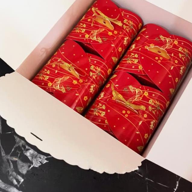 

Banjir Promo!! Box / Dus Mooncake 20x20x8,5 cm Red Flower (CB 202085 R) jxwz190