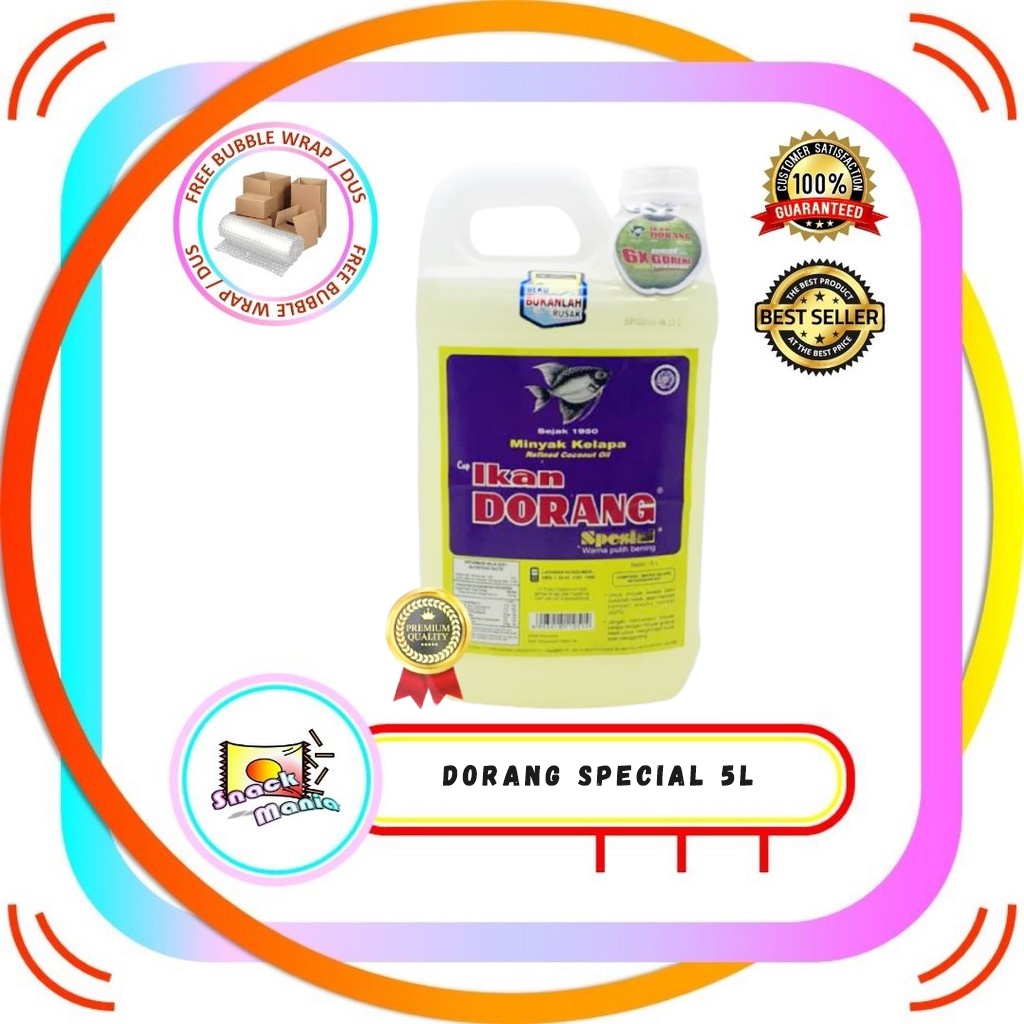 

Minyak Goreng Ikan Dorang Spesial 5 Liter
