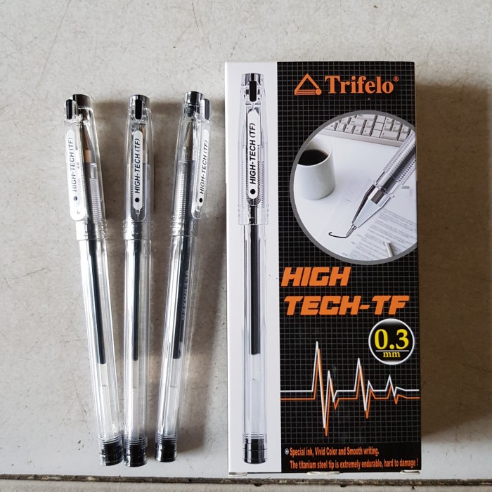 

Pulpen Gel Trifelo TF-1190 High Tech 0.3 mm Gel Pen Satuan 1 pcs
