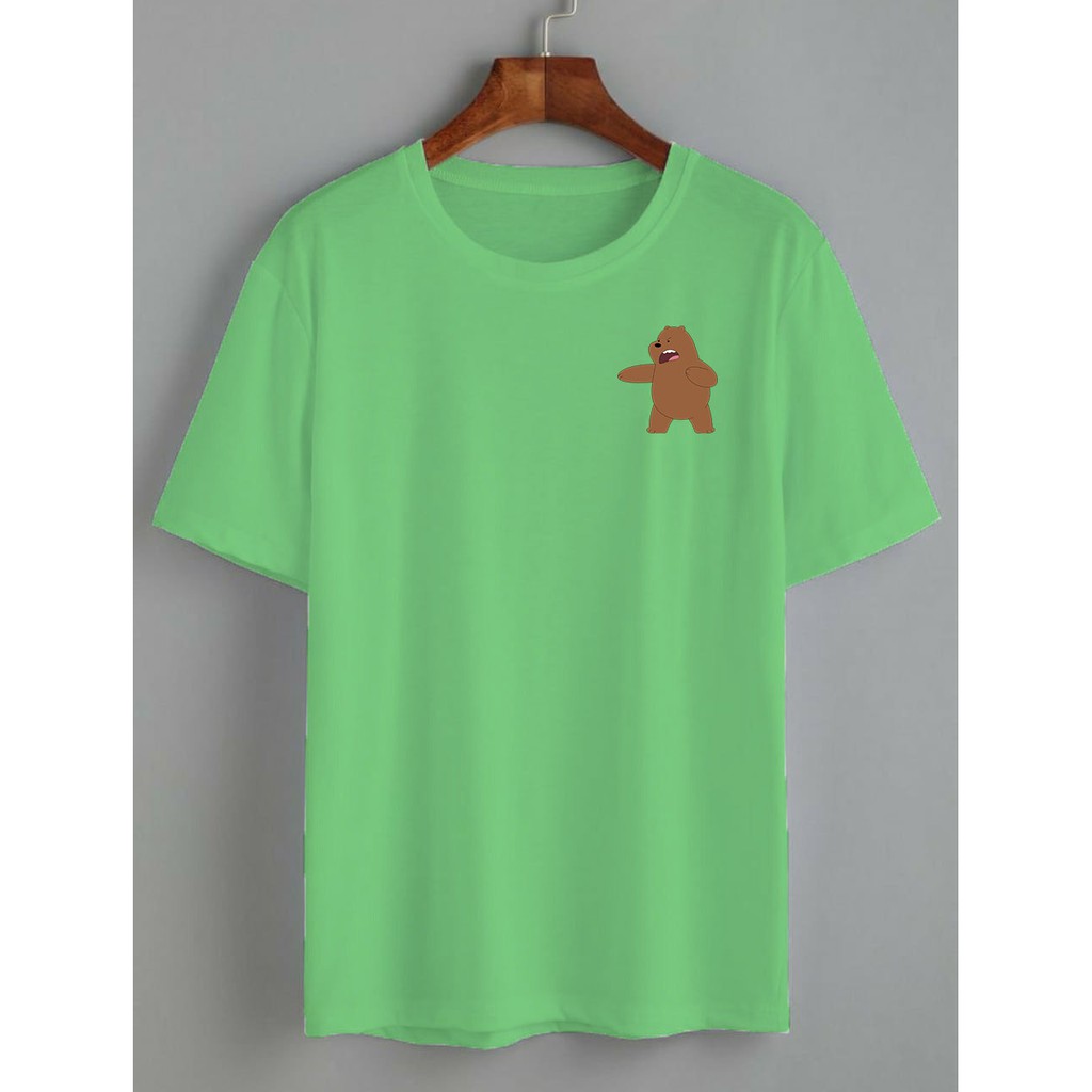 kaos BROWN BEAR ANGRY / kaos wanita/ KATUN 24S