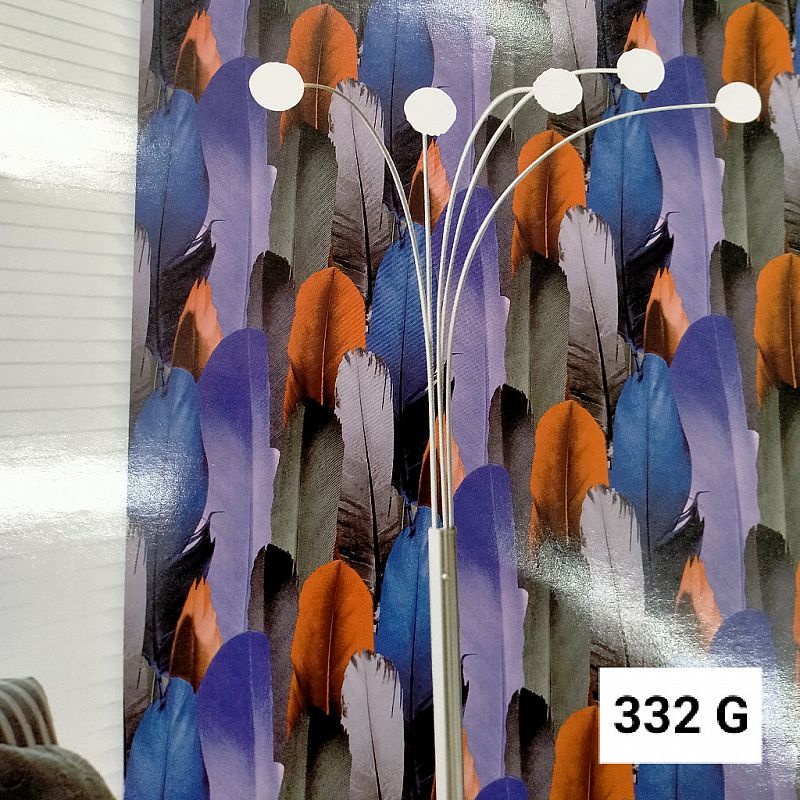 Wallpaper Dinding Murah Abstrak Bulu Angsa Warna Vintage