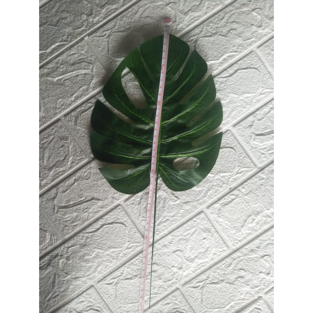 Daun Plastik MONSTERA Artificial Leaf