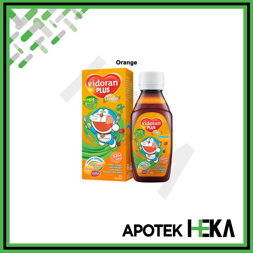 Vidoran Smart Anggur / Orange / Fruit Veggie / Strawberry Syrup 100 ml (SEMARANG)