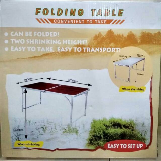 MEJA LIPAT KOPER / HPL (PORTABLE)