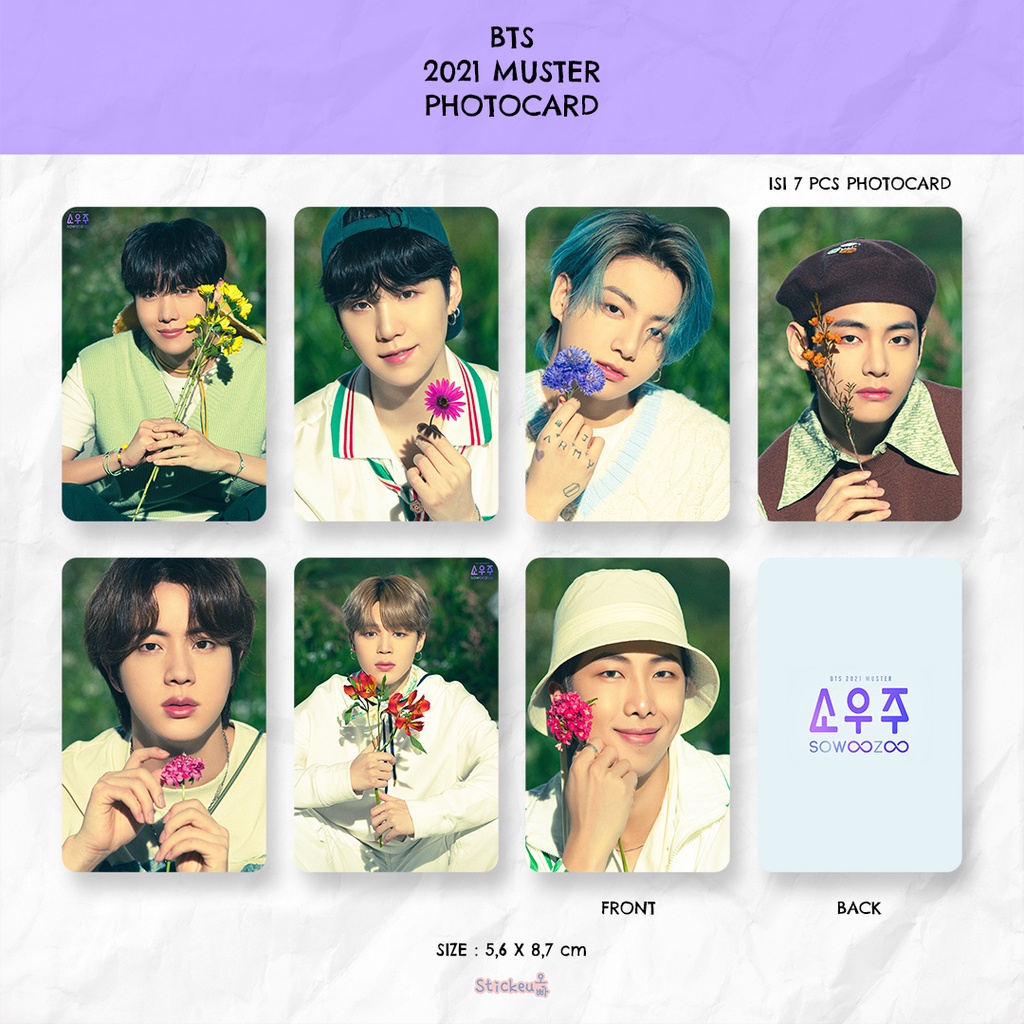 Photocard BTS Muster 2021