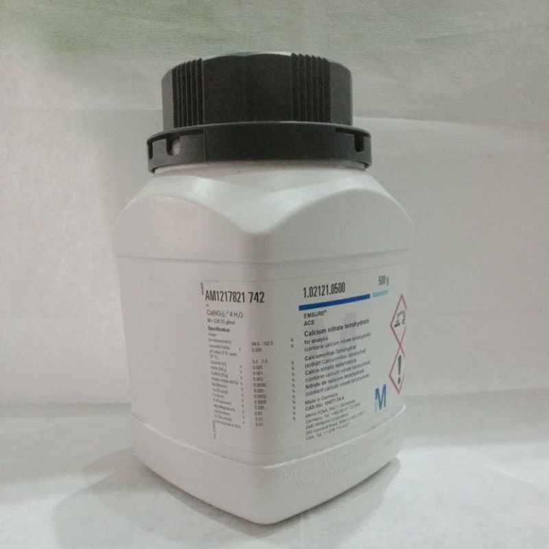 Calcium Nitrate Tetrahydrate PA MERCK 500 gr/Kalsium Nitrat Tetrahydrate MERCK